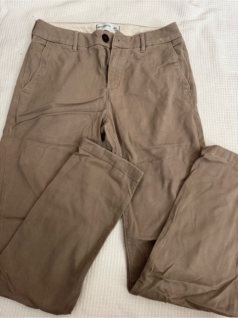 abercrombie kids Tan Chino Pants